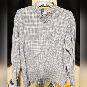 Mens George Strait Wrangler Button Down